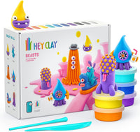 Hey Clay Exotic Pets air dry clay kit with 15 cans and sculpting tools - view 4