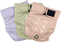 Washable Female Dog Diapers - Medium (12"-15"Waist） / Morandi-2 - image 2
