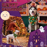 50 Pcs Halloween Dog Bandanas Bulk - 31.5 x 21.7 x 21.7 Inch / Halloween / 100 - image 2