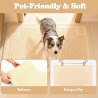 Darkyazi Pet Feeding Mat Large for Dogs and Cats - Beige - image 4