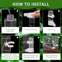 Pet Bird Automatic Water Dispenser - 2 PCS - image 3
