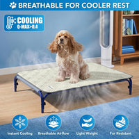 PetAmi Waterproof Dog Cooling Mat Pet Pad for Crate Couch Bed - Beige / Medium (29x40) - image 3