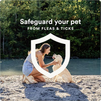 Ultra Flea and Tick Prevention for Dogs - Dog and Puppy Treatment and Control - Mosquito Repellent - Medium, Fast Acting Waterproof Topical Drops, 6 Month Supply