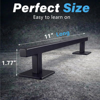 WIPHANY 11 inch round metal fingerboard grind rail with weighted base - view 4