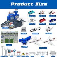 XDUOYJOY Airplane Toy Set with Trucks, Helicopter, Planes - image 3