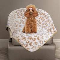 Stuffed Premium Soft Dog Blanket Washable - Beige / S(24x32")