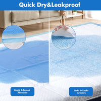 Gimars extra large leak-proof puppy pads, 28 x 34 inches, 100 count - view 4