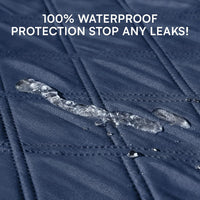 Luciphia Waterproof Couch Cover for Dogs - Navy+blue / 30" x 70" - image 2