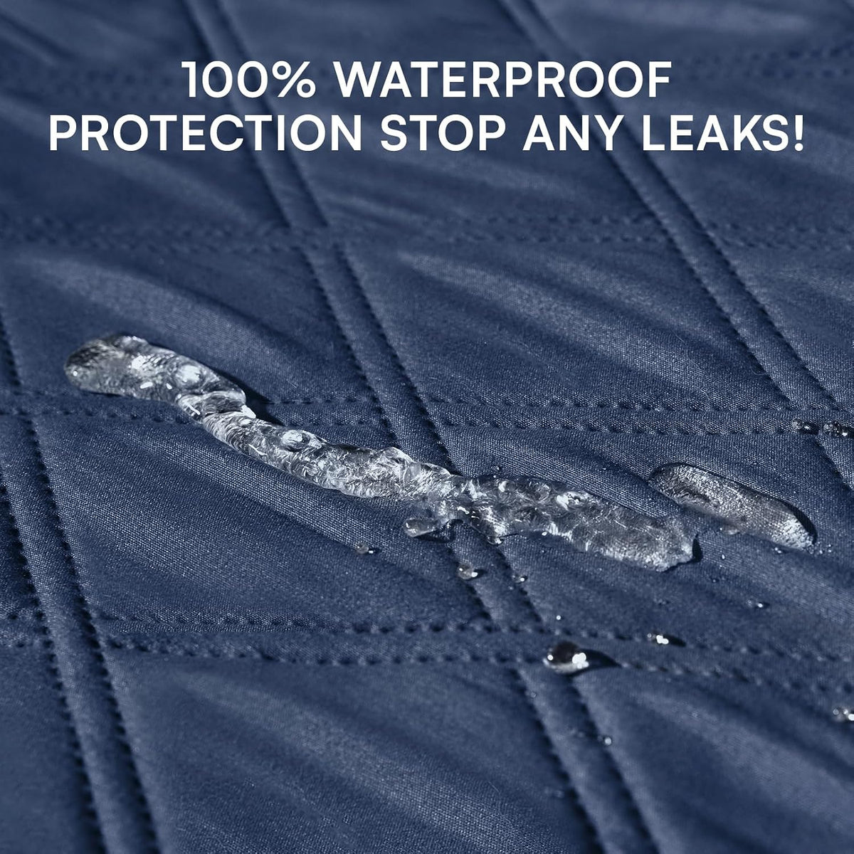 Luciphia Waterproof Couch Cover for Dogs - Navy+blue / 30" x 70" - image 2