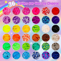 Loom Rubber Band Bracelet Kit, 3000+ 30-Color, Storage Case - Multicolor 10000+ - image 3