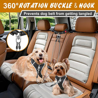 Chew Proof Dog Car Seat Belt - Black(Dual Dog) / 1 Pack - image 4