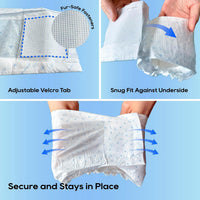 HONEY CARE All-Absorb A26 Male Dog Wrap - 1 / X-Small - image 4
