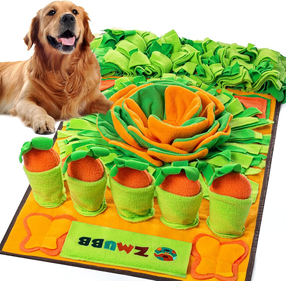 Pet Snuffle Mat for Dogs Sniff Mat Nosework Feeding Mat Slow Feeder - 31''x19''