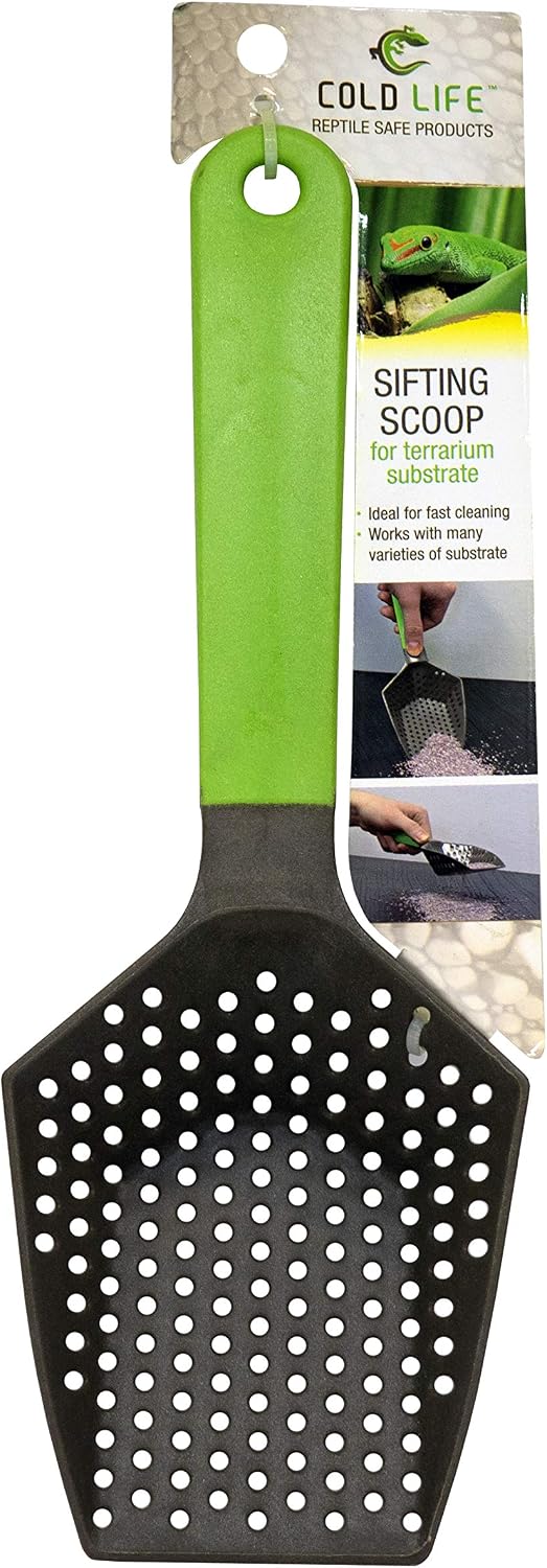 Easy to Clean Sifting Litter Scoop Shovel for Small Pets Or Reptile