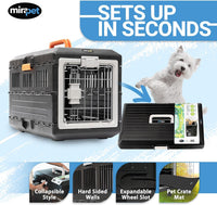 Collapsible Pet Carrier for Large Dogs & Cats - Small - Gray / without kit - image 2