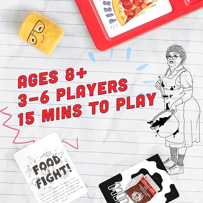 The Lunch Room – Ultimate Family Board & Card Game Hilarious Food Fight with Tater Tots Squishy Toys for Kids & Adults 8+ | Easy-to-Learn Party Game for 3-6 Players-Board Games-BIG FRENCHIES-TinyTreasures Baby Boutique