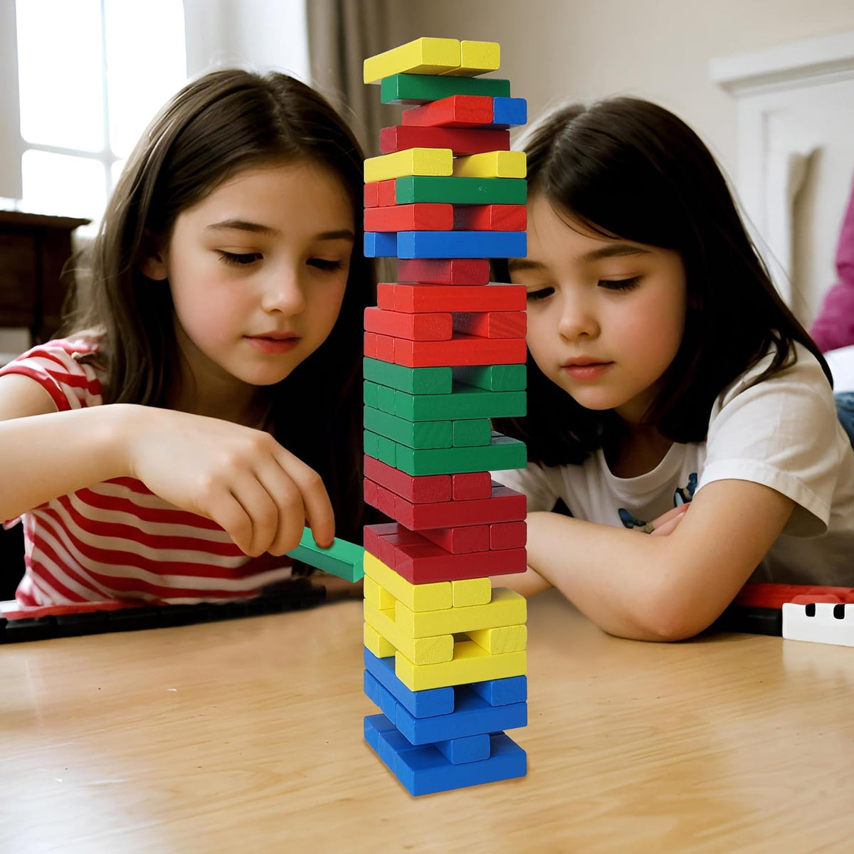 GOTHINK Tumble Tower Game for Kids and Adults - Colorful - Storage Box - image 3