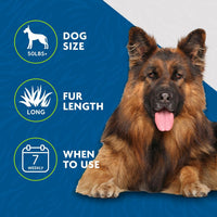 FURminator Large Dog Undercoat deShedding Tool for Long Hair – Essentials for Dogs - long hair - new model / Large - image 3