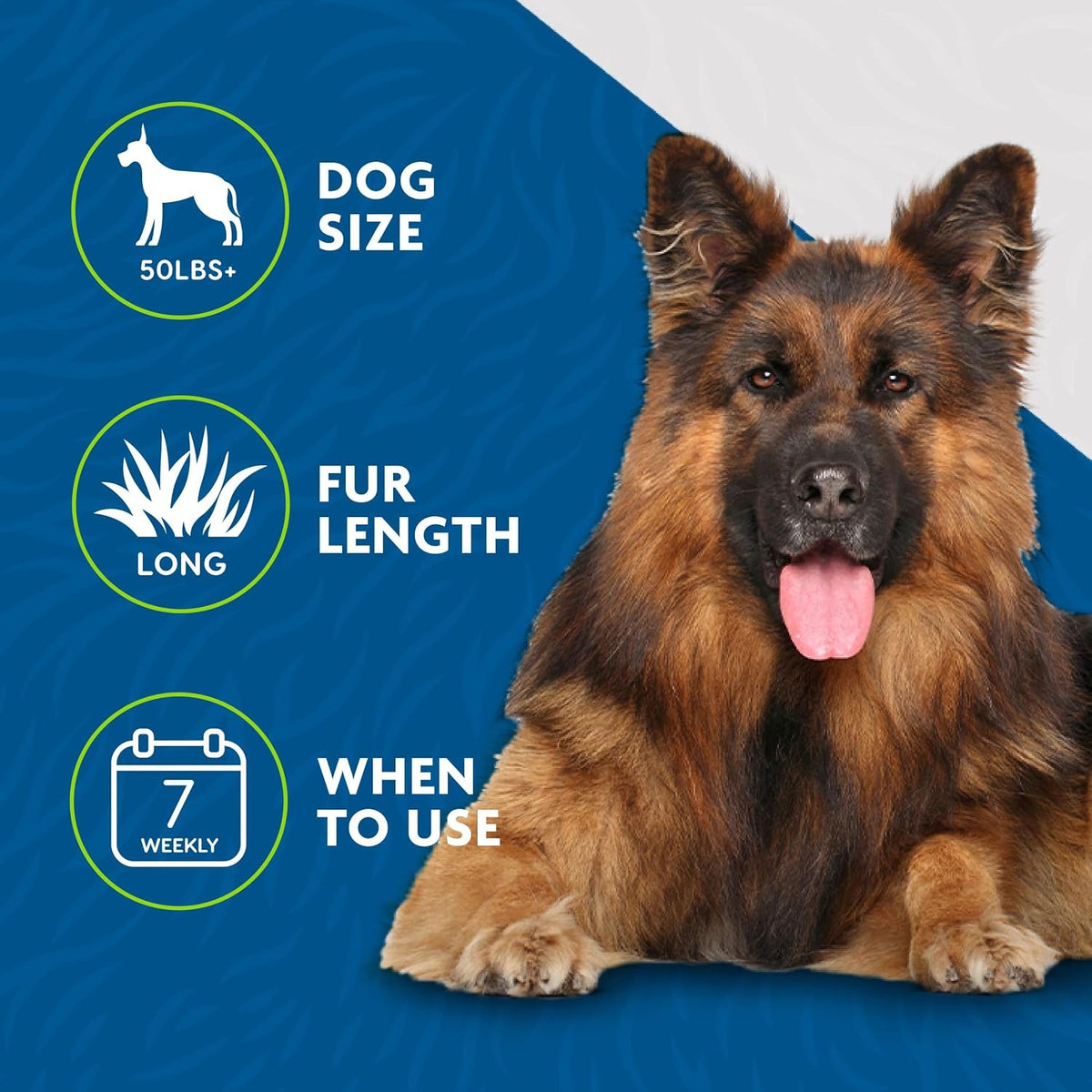 FURminator Large Dog Undercoat deShedding Tool for Long Hair – Essentials for Dogs - long hair - new model / Large - image 3