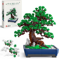 Wise Block Cherry Blossom Bonsai Tree Building Set for Adults - Pine Breath