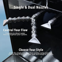 Innovative Marine Nuvo Fusion Pro 2 All in One - 50 Gallon Aquarium with White APS Stand with Leveling Frame