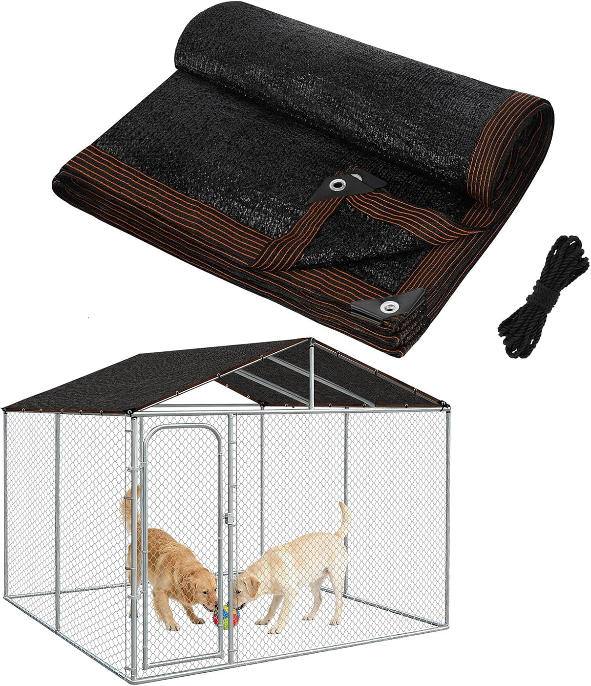 95% High Density Dog Kennel Shade Cover - 10x10ft