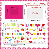 30 Packs Halloween Arts and Crafts for Kids Picture Frame Craft Kits - Valentine’s Day - image 2
