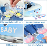 Mambobaby Float with Canopy Size Improved Non Inflatable Infant Baby - Jellyfish Purple - image 4