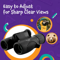 Think Peak Blue Binoculars Science Toy for Kids Ages 3-12 Years - Black - image 3
