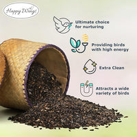 Nyjer/Thistle Seeds Wild Bird Food - 5 Pounds I No Grow Seed I Bird Seed for Wild Birds