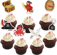 WERNNSAI 36 farm cupcake toppers with cow, pig, sheep, horse and house designs - view 20