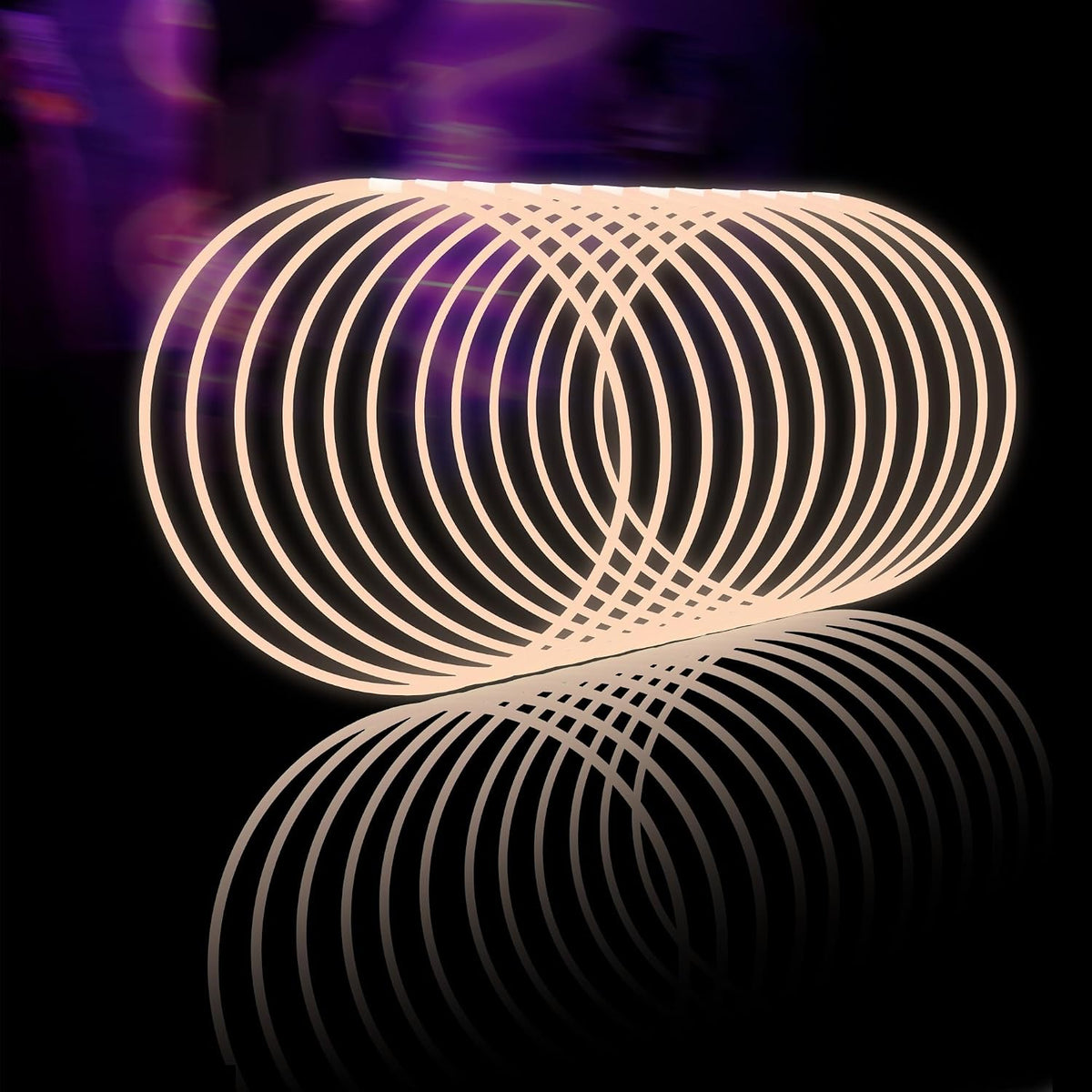 Glow Fever Glow Sticks Bulk 100ct 22'' Glow Necklaces with Connectors - Peach