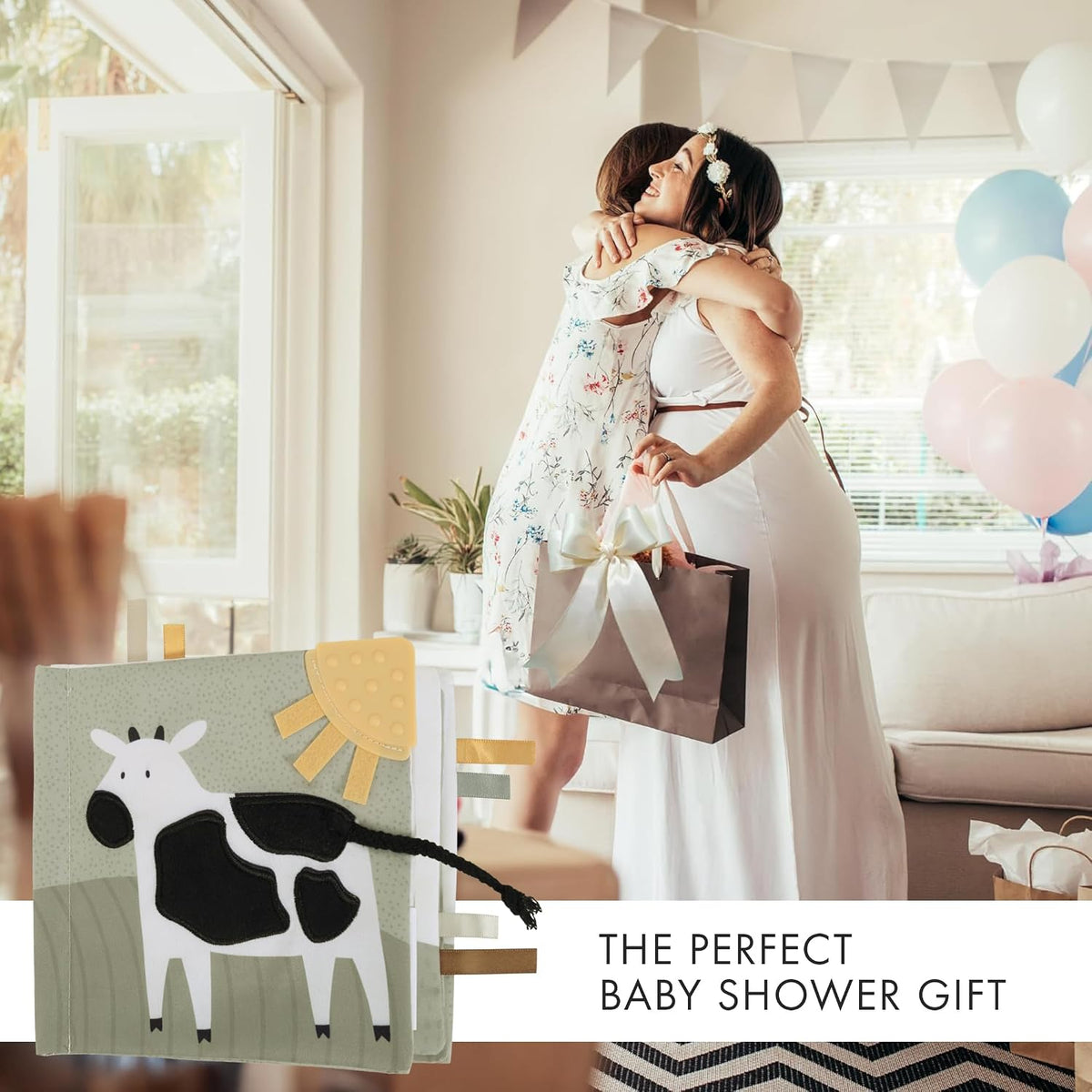 Soft Baby Book with Touch and Feel Pages - Farm Animals - image 4