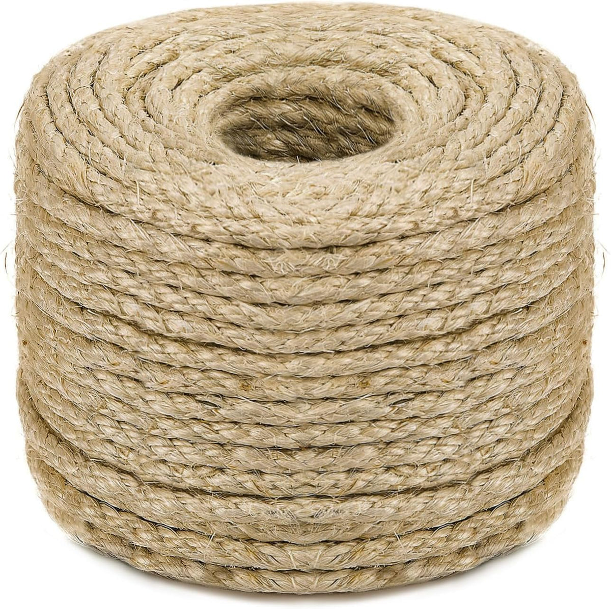 Sisal Rope for Cat Scratching Post Tree Tower Replacement - 0.31 in x 100 ft / Natural