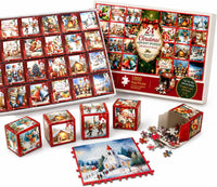 Christmas Advent Puzzle 1000 Piece Countdown 2026 – Fun for Kids & Family - Christmas Advent Puzzle - image 2