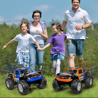 KB KAIBO 1:16 Amphibious Remote Control Car - Q205 Orange - image 3