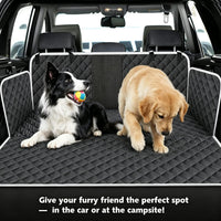 Dog Car Seat Cover Back Seat, Waterproof Nonslip Seat Protector - Black B - image 4