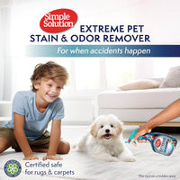 Simple Solution Extreme Stain & Odor Remover - Unscented / 160 Fl Oz (Pack of 2) - image 4