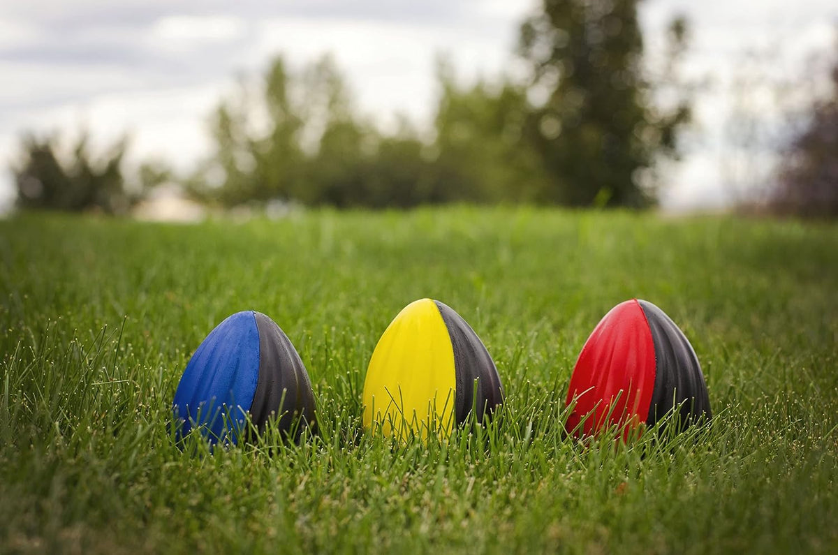 Blu Jay Mini Football 3-Pack - Red Blue Yellow - image 3