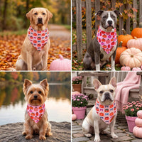 ADOGGYGO Pink Halloween Dog Bandanas Girl - X-Large / Pink Pumpkin - image 2