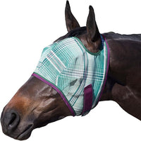 Kensington Fly Mask Web Trim — Protects Horses Face and Eyes from Bites and Sun Rays While Allowing Full Visibility