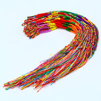 Resinta 100 Pieces Handmade Braided Bracelets Assorted Colors - Color B - image 2