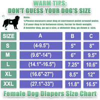 wegreeco Washable Reusable Premium Female Dog Diapers - Large / Boho Style - image 2