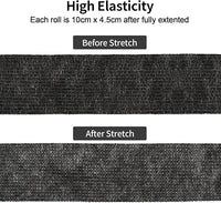 Self Adhesive Bandage Wrap 4 in x 5 Yds Vet Wrap for Horses Elastic Bandage for Ankle Wrist Athletic Tape Self Adherent Cohesive Bandage Wrap Sports Tape, 12 Pack