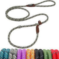 Fida Durable Slip Lead Dog Leash - Small (3/8" x 6 ft) / Grey