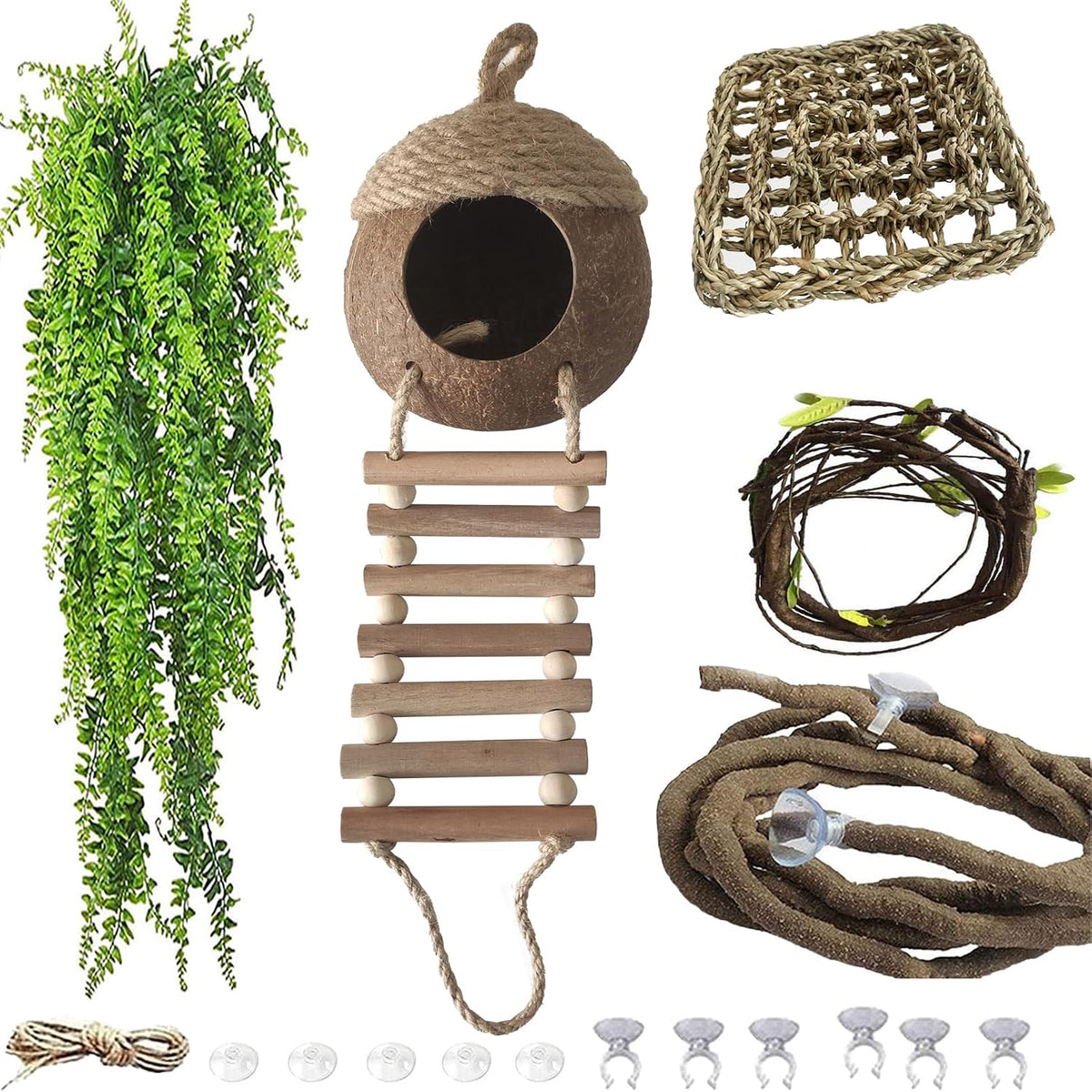 Lizard Coco Den with Ladder - 【Style C】 / 【With Ladder】