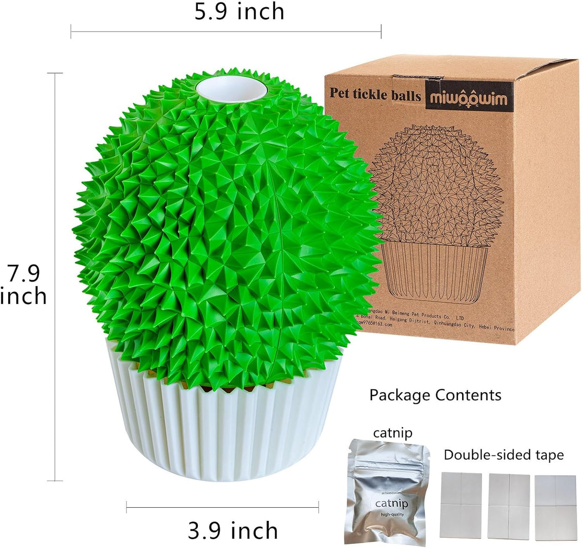Cat Face Scratcher Wall Corner Massage Comb, Self Grooming Brush – Essentials for Cats - green - image 4