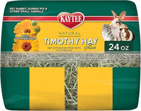 Kaytee All Natural Timothy Hay Plus Marigolds for Guinea Pigs, Rabbits & Other Small Animals, 24 Ounce (Pack of 2)