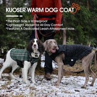 Kuoser Waterproof Dog Coat - Green / Small (Pack of 1) - image 3
