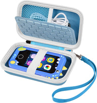 ALKOO kids smartphone case, zip carrying box for kids toy phones and learning cameras - view 2